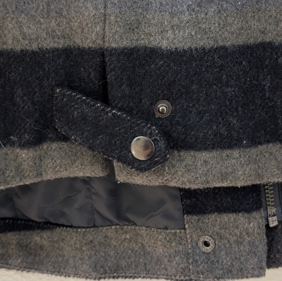 Prana Lily Jacket Medium Wool Blend Striped Full Zip W2LILY314 - Picture 3 of 8